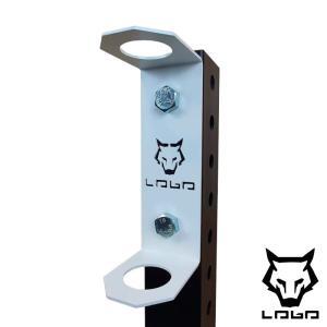 soporte barra pesas vertical para rack